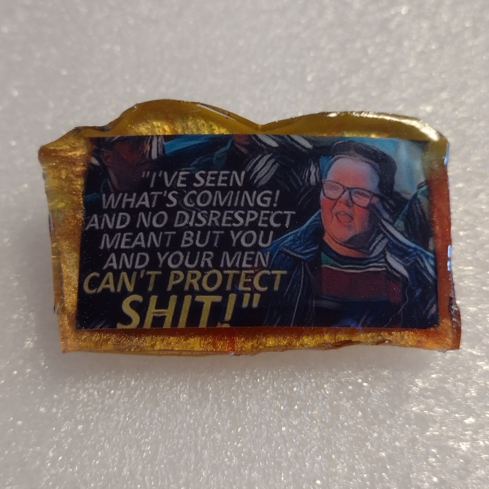 I'VE SEEN WHAT'S COMING"! DELIGHTFUL DEREK STRANGER THINGS PIN